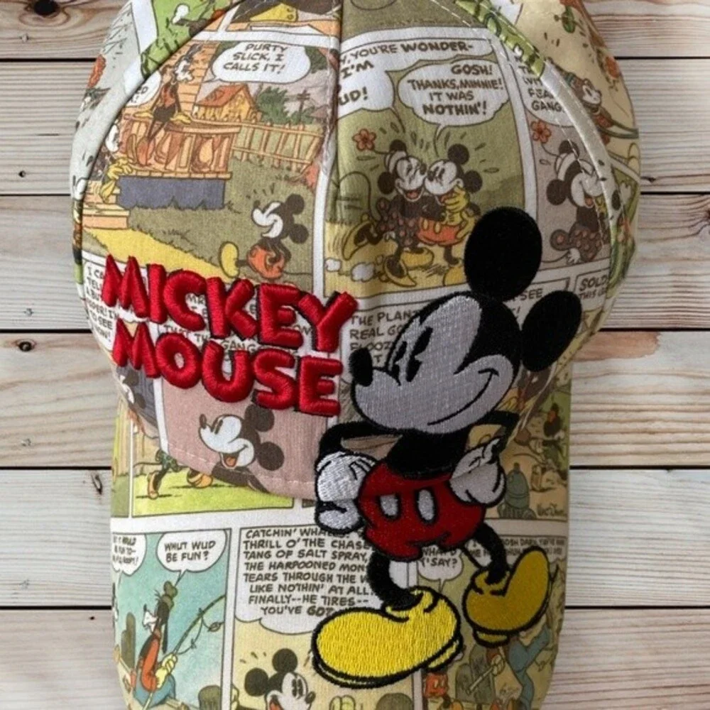 Mickey Mouse All Over Design Ball Cap.